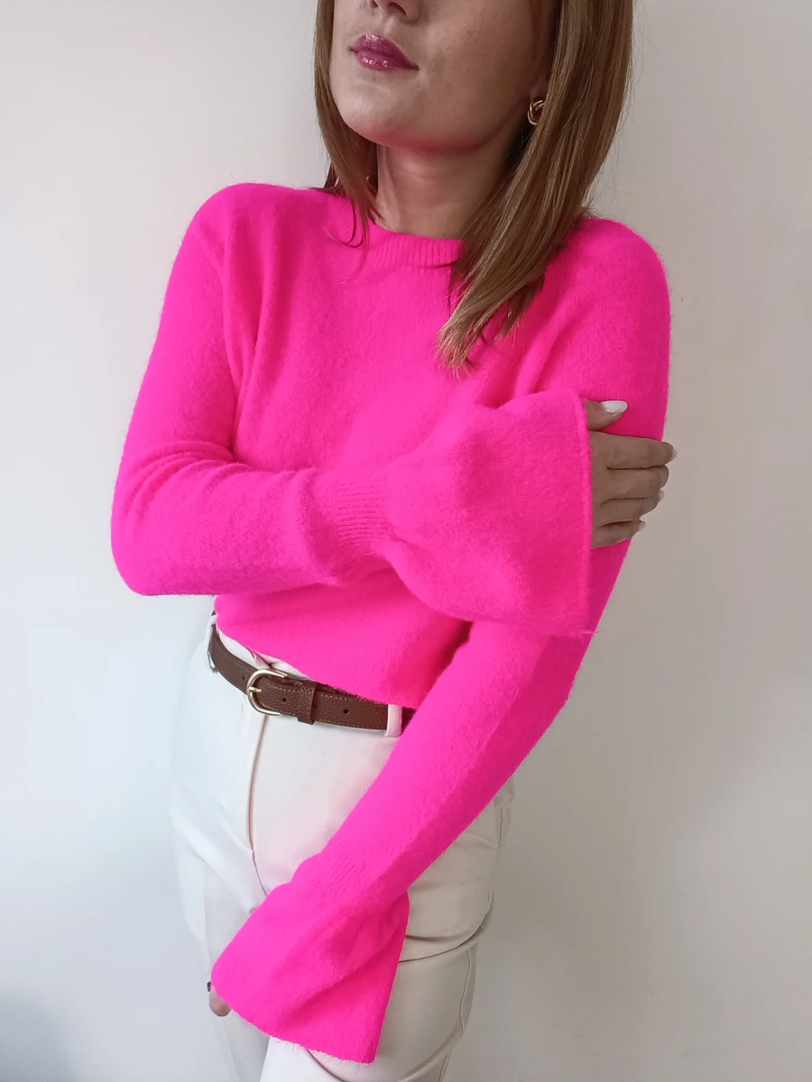 Sweter „Soft Alpaca Touch”róż 3.jpg
