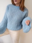 Sweter damski „Cloud Mohair ” błękit 6.jpg