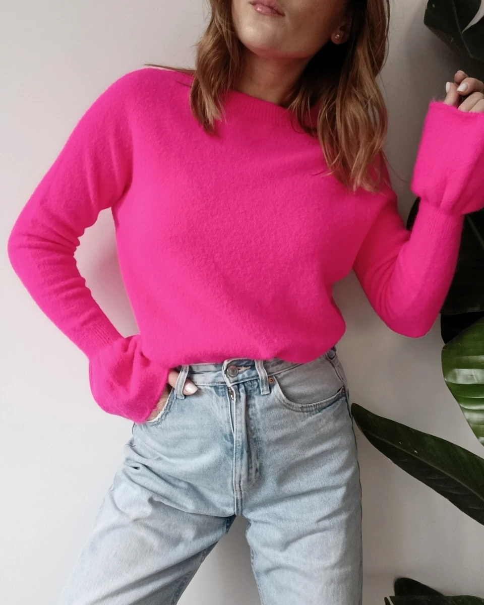 Sweter „Soft Alpaca Touch”róż 4.jpg